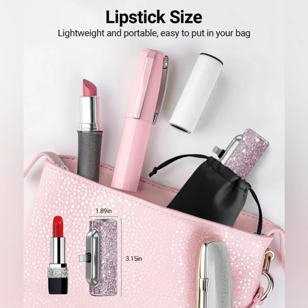 Mini Bling Portable Charger for Iphone